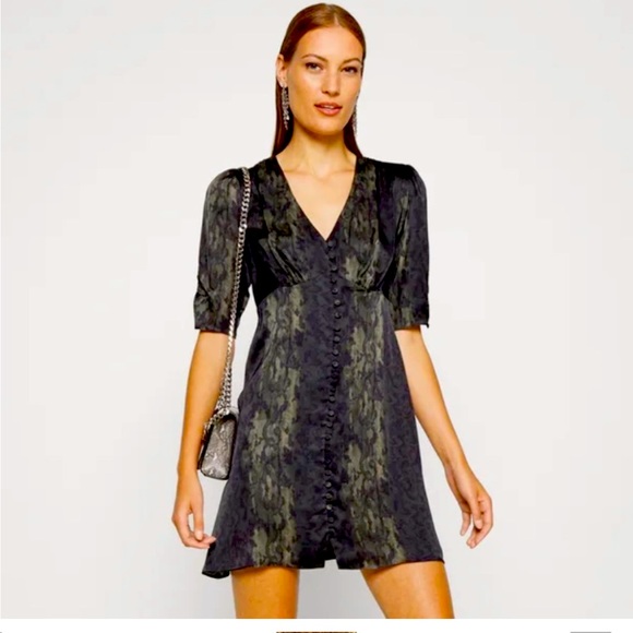 All Saints Dresses & Skirts - ALLSAINTS Kota Masala Dress Forest Green size 6